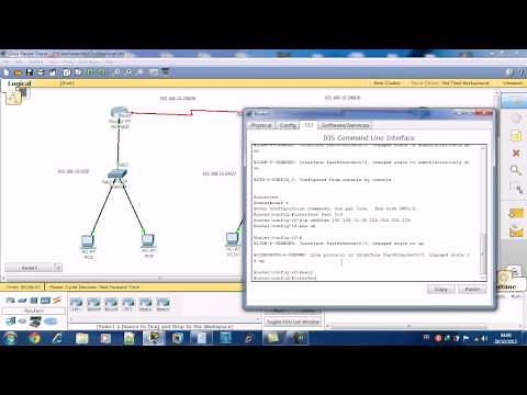 Configuration du protocole OSPF avec VLSM dans packet tracer