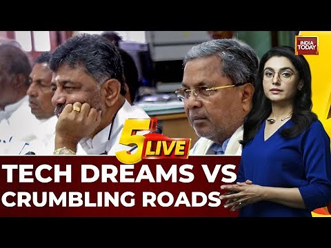 Bengaluru's Billion-Dollar Tech Dreams Clash With Crumbling Roads, Garbage Crisis