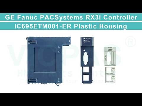 GE PACSystems RX3i Controller Interface and Special Purpose Modules IC695ETM001-ER Plastic Enclosure