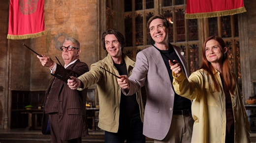 The original Weasley family from the Harry Potter films have reunited