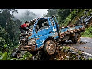 Genius Girl Brings an Old Broken Car and Timber Truck Back to Life | Full Repair
