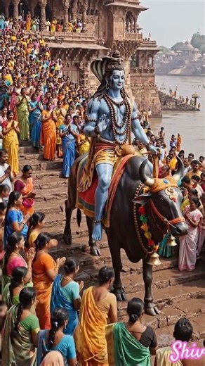 मणिकर्णका घाट पर घूमते हुए शिव #mahadev #edit #explore #shiv