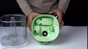 Reptile Humidifier 4L Adjustable Reptile Fogger Quiet Automatic Reptile Mister with Cleaning Brush for Terrariums, Amphibians, Turtles, Snakes (White)