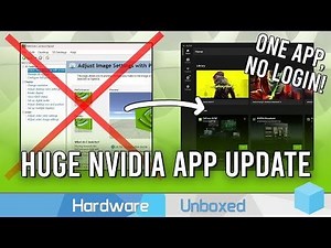 [Hardware Unboxed] Finally! This Is Nvidia's New Control Panel - No Log In, Much Faster, One Unified App