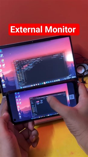 Use Your phone as External Monitor 🔥 for your PC or Laptop