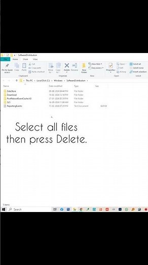 C:\\Windows\\SoftwareDistribution – Windows Update Fix 🚀
