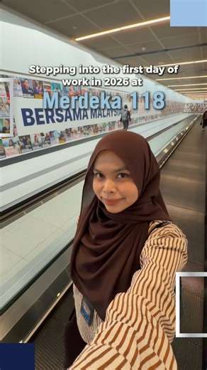 3.3K views · 21 reactions | The holidays end. The work continues. The first day of 2026 is a reminder of why we begin again. To build, to grow, to move forward with purpose. As the city returns to its rhythm, we look ahead with quiet optimism for the year to come. Here’s to a meaningful 2026. #CelebrateNewYear #CelebrateMerdeka118 #LifeAtMerdeka118 #Merdeka118 | Merdeka 118 | Facebook