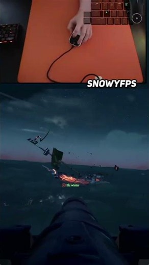 CANNON SNIPE IS THE META #seaofthievespvp #seaofthievesclips #seaofthieves