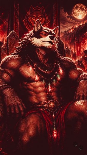 Meet the, Furry Wolf Fire King 🔥🐺 #furry #furries #anime #fantasy #anthro #furrie #fantasy