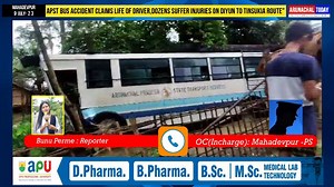 145K views · 3.9K reactions | APST Bus Accident Claims Life of Driver, Dozens Suffer Injuries on Diyun to Tinsukia Route" | Arunachal Today | Facebook