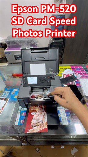 Epson PM-520 SD Card Speed Photos Printer#epson #service #printersupportsoftware