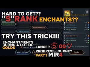 MIR4: Enchanting Like a Pro: With this TRICK Master the Basics and Beyond