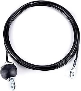 Fitness Pulley Cable,Replacement Cable Machine Accessories,Cable Pulley Attachments for Gym -Thick 5mm(0.2inch) Heavy Duty Steel Wire Rope for Home Gym Cable