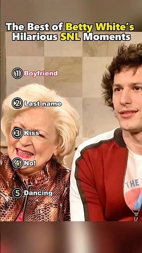 The Best of Betty White's Hilarious SNL Moments.#bettywhite #funny #celebrity #snl
