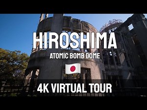 🕊️ Hiroshima Atomic Bomb Dome (Peace Memorial Park Hiroshima) | Virtual Tour around Japan 4k Walk 観光