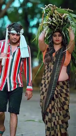 Traditional Attire and Rural Life in Focus