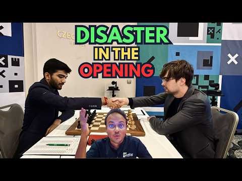 An insane opening blunder | Jorden van Foreest vs D. Gukesh | Prague Masters 2026