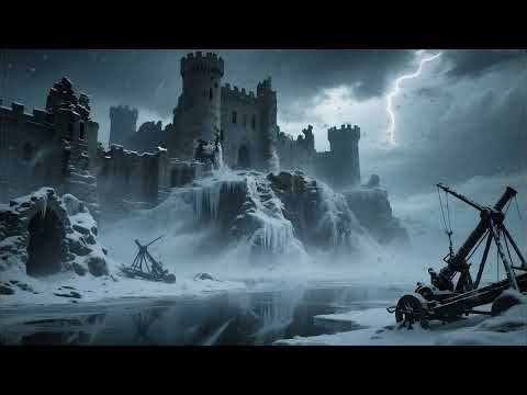 Snowstorm Ambience in the Frozen Battlefield | Blizzard for Sleep