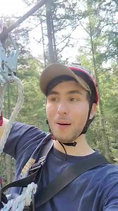 Watch Keegan walk you through one of the many cool features of our canopy course. | Northwoods Zip Line Canopy Tours
