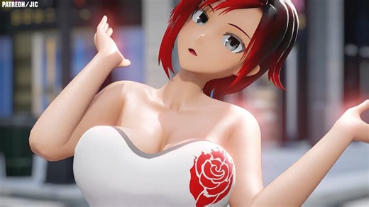 【MMD RWBY】 Tomboy - Ruby (720p_60fps_H264-128kbit_AAC)