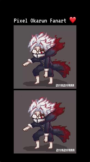 Dandadan Pixel Art Speedpaint