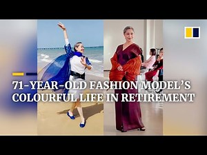 71-year-old becomes fashion model after retirement in China