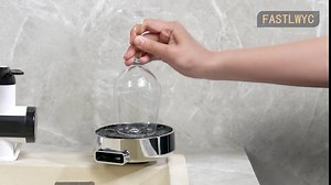 Glass Rinser for Kitchen Sinks，Bottle Washer,Faucet Glass Washer，Kitchen Sink Accessories，Bar Glass Rinser Shatterproof (Orange Red)