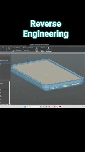Reverse Engineering: Creating a Custom Phone Case from a 3D Scan #shorts