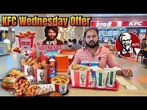 KFC Wednesday Special | KFC Wednesday offer | KFC Chicken Bucket | KFC Offers | KFC India 🇮🇳