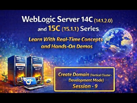 WebLogic Server 14C (14.1.2) & 15C (15.1.1) Series : Zero to Hero Create Domain (Vertical) Session 9