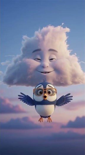 ☁️ Soft Cloud Bed | A Cute & Magical Kids Short Story #cartoon #ai #aishorts #shorts #vairalvideo
