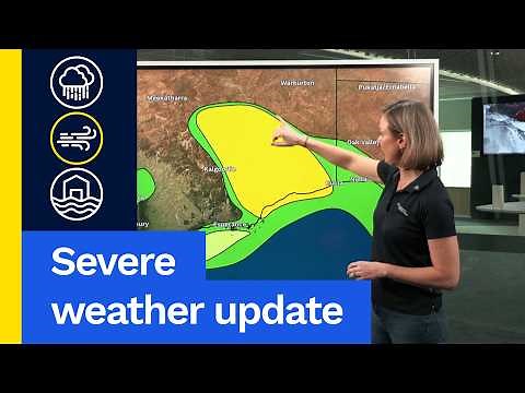 Severe Weather Update: Wet and windy for southern Australia this weekend