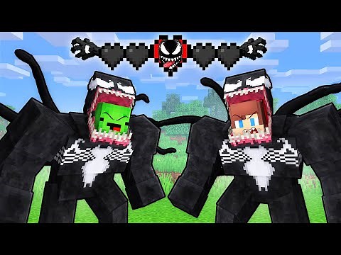 Mikey and JJ Survive as VENOM in Minecraft (Maizen)