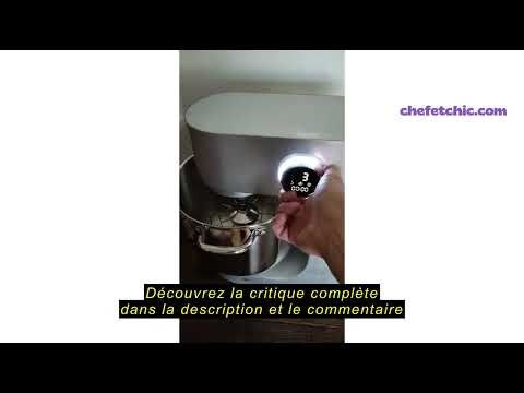 Avis sur la Profi Cook Robot de cuisine avec bol XXL de 12 L | Pétrin avec moteur Longlife Pro de 25