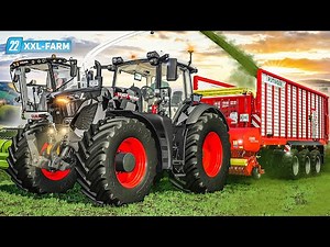 LS22 XXL Farm #48: GRASERNTE im Sonnenuntergang: Hof ist fit für den Winter! | FARMING SIMULATOR 22