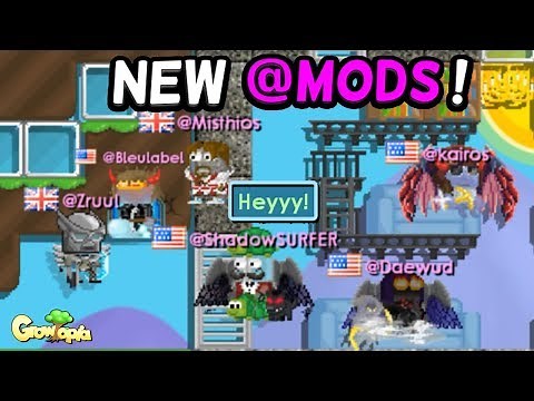 NEW @MODS in Growtopia!!