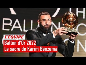 Karim Benzema (Real Madrid) sacré Ballon d'Or 2022