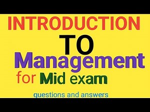 Introduction to management chapter three questions and answers