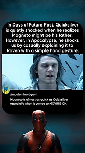 X-Men Secret Explained: How Quicksilver Slowly Realized Magneto Is His Father In X-Men: Days of Future Past, Quicksilver casually jokes about his mother knowing a man who could control metal. Mid sentence, the realization hits him Magneto might be his father. There's no dramatic reveal, just a quiet moment of shock that the movie lets the audience notice on their own. Fast forward to X-Men: Apocalypse, and that subtle hint turns into confirmation. This time, Quicksilver isn't shocked anymore we 