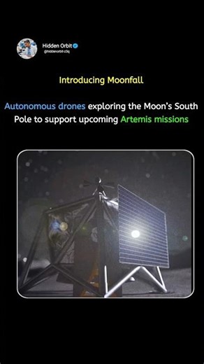Autonomous Drones Heading to the Moon | Moonfall #Moonfall #Artemis #NASA