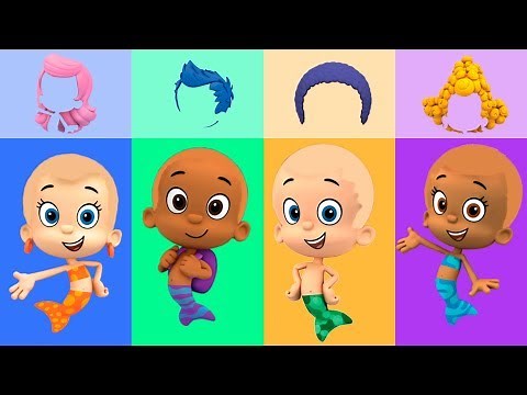 Wrong Hair Bald Heads Bubble Guppies Molly Gil Deema Goby Finger Family Song Nursery Rhymes