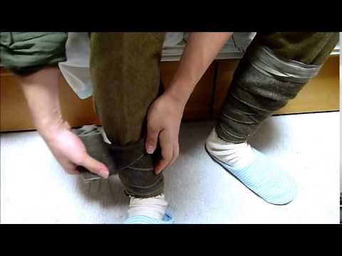 日本軍 ゲートル 脚絆 の巻き方 完全版 How to wrap WW2 Japanese Puttees (gaiters)