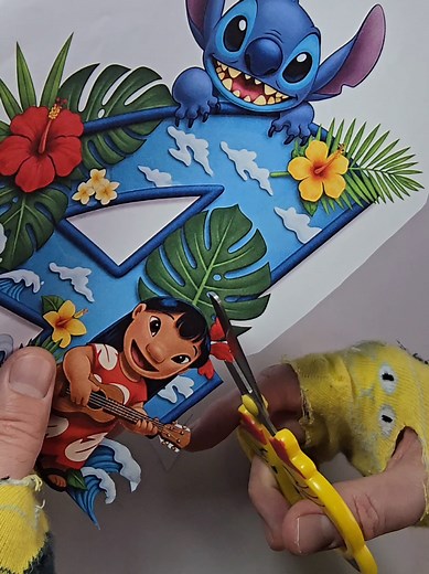 Creating a Lilo & Stitch Paper Cut Art
