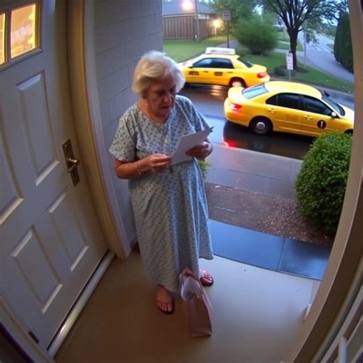 My son forgot to pick me up from the hospital, even after ten calls. Fearing something was wrong, I ignored the pain from my wounds, took a cab home, and found the locks changed. A note on the door read: “Don’t come back. There’s no place here for a leech.” I didn’t cry. I didn’t argue. Because my late husband left me one final secret weapon—and I’m about to change everything. The taxi drove away, leaving Martha, seventy-two years old, shivering on the sidewalk. She had just spent two weeks reco