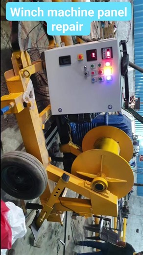 Winch machine control panel with load monitor Sanjeev electrical co. | Sanjeev electrical co.