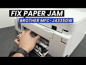Brother MFC-J4335DW : How to Fix a Paper Jam