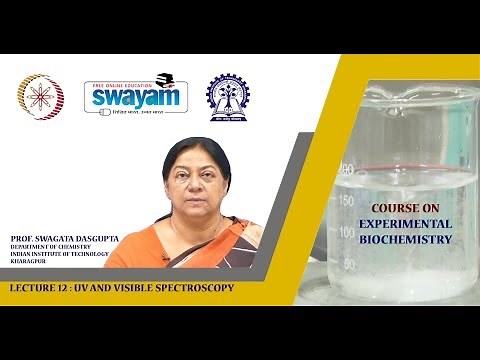 Lecture 12 : UV and Visible Spectroscopy