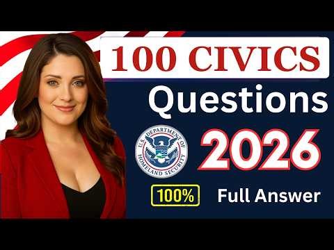 2026 random 100 civics questions and answers - U.S. citizenship interview I N400 Interview #n400