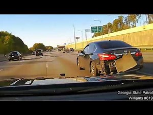 Georgia Trooper Vs INSANE Female Getaway Driver