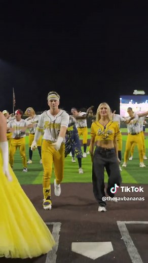 Jackson Olson Savannah Bananas on DWTS Viral Hits Night